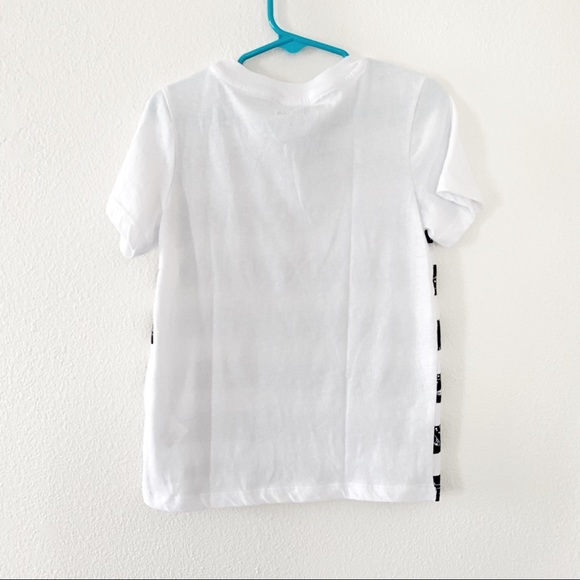EPIC THREADS Boys White Black Striped Space Tee 5 - Picture 2 of 3